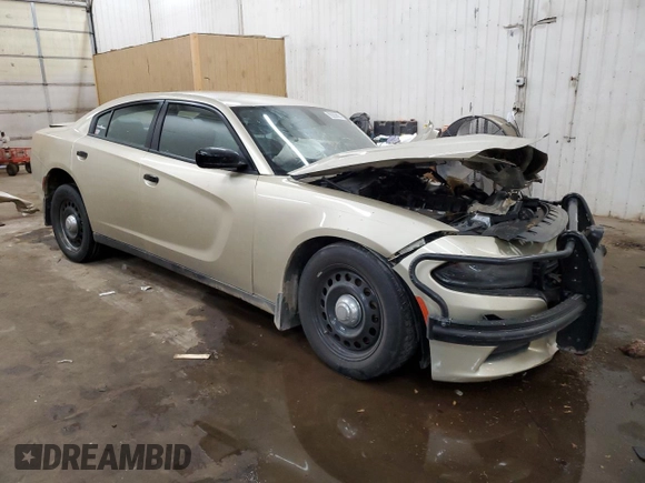 2018 Dodge Charger Police with VIN 2C3CDXKT6JH330051, listed as a Copart auction lot 89269665 with 151,302 mi miles and Salvage Title. Bid and sale history available at carsss.com. Image 4.