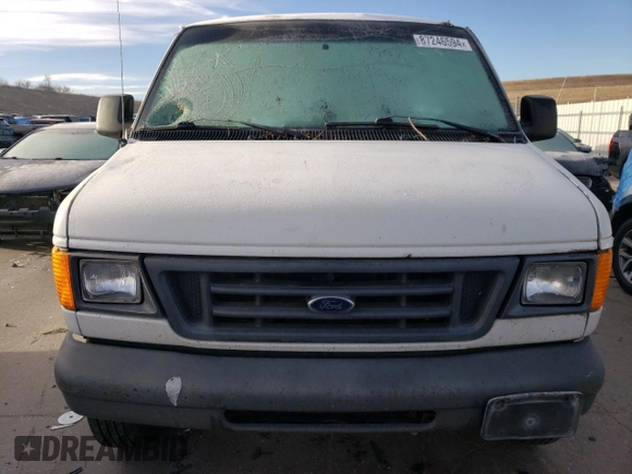 2005 Ford Econoline Cargo with VIN 1FTNE24L45HA71668, listed as a Copart auction lot 87246594 with Not Provided miles and Clean Title. Bid and sale history available at carsss.com. Image 5.