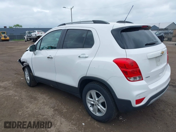 2020 Chevrolet Trax LT with VIN 3GNCJLSB9LL143621, listed as a IAAI auction lot 42253775 with 63,822 mi miles and . Bid and sale history available at DreamBid. Image 3.