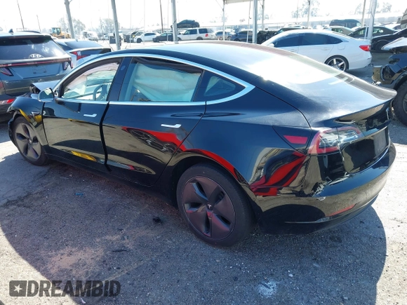 2018 Tesla Model 3 Long Range Battery with VIN 5YJ3E1EB9JF183920, listed as a IAAI auction lot 41657742 with 107,358 mi miles and . Bid and sale history available at DreamBid. Image 3.