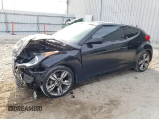 2017 Hyundai Veloster Value Edition with VIN KMHTC6AD5HU321105, listed as a Copart auction lot 50325705 with 100,397 mi miles and Salvage Title. Bid and sale history available at carsss.com. Image 1.