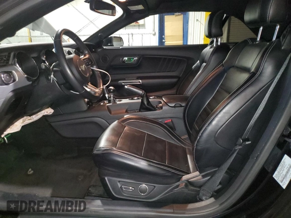 2016 Ford Mustang GT Premium with VIN 1FATP8FF1G5255701, listed as a Copart auction lot 83322694 with 56,001 mi miles and Salvage title. Bid and sale history available at DreamBid. Image 7.