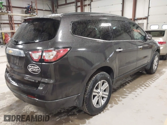 2015 Chevrolet Traverse LT with VIN 1GNKVHKD9FJ168531, listed as a IAAI auction lot 41913802 with 163,299 mi miles and . Bid and sale history available at DreamBid. Image 4.