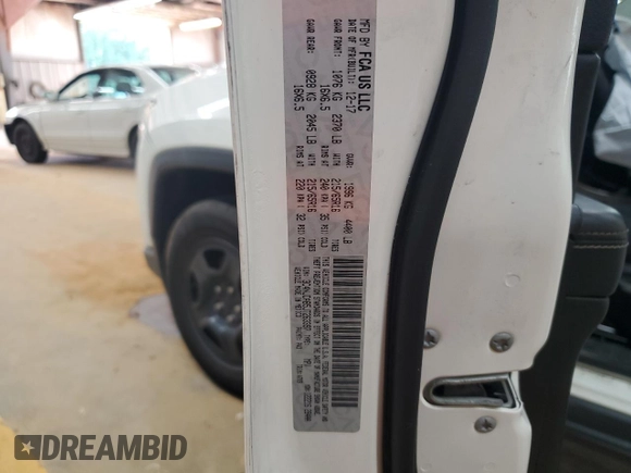 2018 Jeep Compass Sport with VIN 3C4NJCAB5JT263397, listed as a Copart auction lot 55670315 with 95,531 mi miles and Salvage title. Bid and sale history available at DreamBid. Image 13.