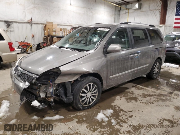 2011 Kia Sedona EX with VIN KNDMH4C74B6396671, listed as a Copart auction lot 45510165 with 184,736 mi miles and Non Repairable. Bid and sale history available at carsss.com. Image 1.
