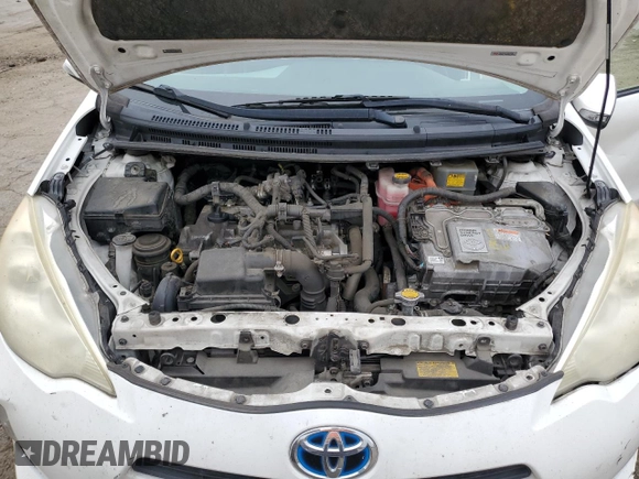 2012 Toyota Prius One with VIN JTDKDTB34C1025133, listed as a Copart auction lot 55520635 with Not Provided miles and Salvage Title. Bid and sale history available at DreamBid. Image 11.