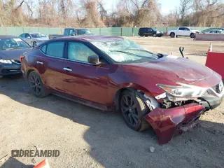 2017 Nissan Maxima Platinum with VIN 1N4AA6AP0HC436413, listed as a IAAI auction lot 41760711 with 43,926 mi miles. Bid and sale history available at carsss.com. Image 1.