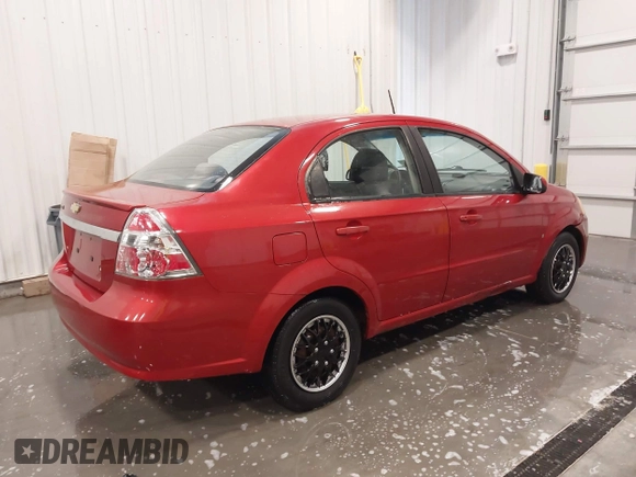2009 Chevrolet Aveo 1LT with VIN KL1TD56E19B612668, listed as a IAAI auction lot 42136750 with 110,933 mi miles and . Bid and sale history available at DreamBid. Image 4.