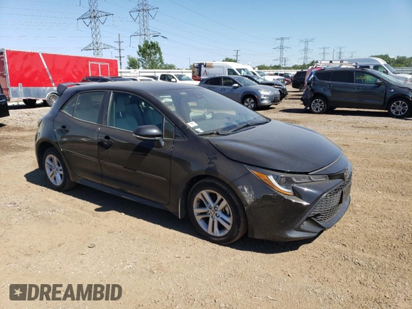 2022 Toyota Corolla Hatchback SE with VIN JTND4MBE7N3186739, listed as a Copart auction lot 60488754 with 10,511 mi miles and Salvage Title. Bid and sale history available at carsss.com. Image 4.
