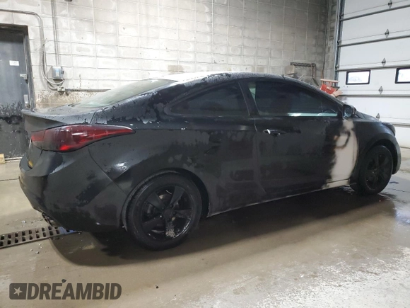 2013 Hyundai Elantra Coupe GS PZEV with VIN KMHDH6AE6DU005060, listed as a Copart auction lot 76603004 with 97,024 mi miles and Salvage Title. Bid and sale history available at carsss.com. Image 3.