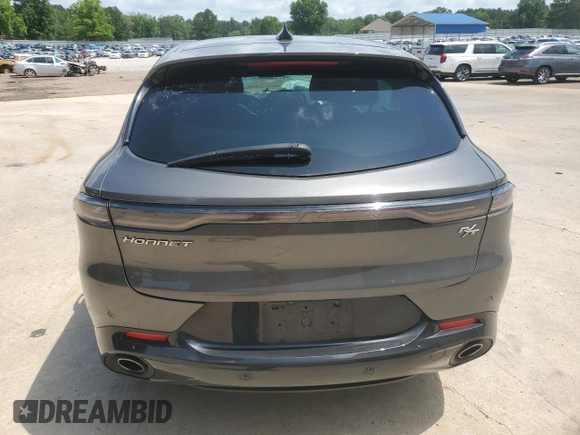 2024 Dodge Hornet R/T with VIN ZACPDFCW6R3A29068, listed as a Copart auction lot 61591825 with Not provided miles and Non repairable. Bid and sale history available at DreamBid. Image 6.