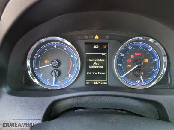 2019 Toyota Corolla L with VIN 2T1BURHE2KC150928, listed as a Copart auction lot 48703735 with 48,742 mi miles and Salvage Title. Bid and sale history available at carsss.com. Image 9.