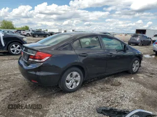 2013 Honda Civic LX z VIN 2HGFB2F56DH585866, wystawiony jako Copart lot #56435615 z przebiegiem 179 194 mil mil oraz Szkoda całkowita • Salvage title. Historia ofert i sprzedaży dostępna na DreamBid. Obrazek 3.