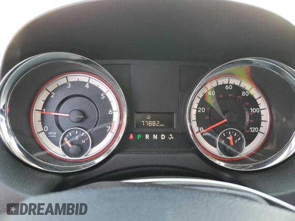 2015 Dodge Grand Caravan American Value with VIN 2C4RDGBG0FR607450, listed as a Copart auction lot 48143485 with 77,882 mi miles and Clean Title. Bid and sale history available at DreamBid. Image 9.