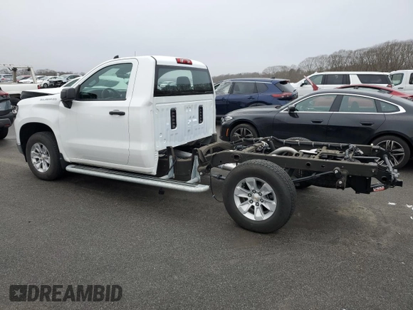 2024 Chevrolet Silverado 1500 Work Truck with VIN 3GCNAAED8RG363871, listed as a Copart auction lot 50422745 with 8,338 mi miles and Clean Title. Bid and sale history available at carsss.com. Image 2.