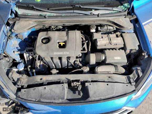 2017 Hyundai Elantra SE with VIN KMHD84LF9HU383146, listed as a Copart auction lot 46671735 with 0 mi miles and Salvage Title. Bid and sale history available at carsss.com. Image 11.