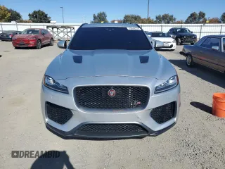 2019 Jaguar F-Pace SVR with VIN SADCZ2EE6KA603989, listed as a Copart auction lot 78444274 with 51,398 mi miles and Salvage title. Bid and sale history available at DreamBid. Image 5.