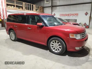 2011 Ford Flex SEL with VIN 2FMGK5CC1BBD29797, listed as a Copart auction lot 42822425 with 184,019 mi miles and Salvage Title. Bid and sale history available at carsss.com. Image 4.