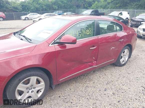2011 Buick LaCrosse CX with VIN 1G4GA5EC2BF196661, listed as a IAAI auction lot 42439608 with 84,531 mi miles and . Bid and sale history available at DreamBid. Image 6.
