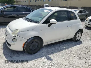 2013 FIAT 500 Pop with VIN 3C3CFFAR3DT752865, listed as a Copart auction lot 53126525 with 104,875 mi miles and Clean Title. Bid and sale history available at carsss.com. Image 1.