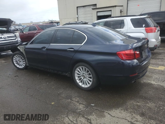 2013 BMW 5 Series 535i with VIN WBAFR7C5XDC820006, listed as a Copart auction lot 46707355 with 126,924 mi miles and Salvage Title. Bid and sale history available at DreamBid. Image 2.