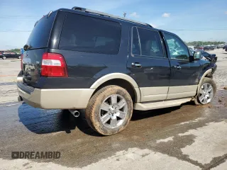 2010 Ford Expedition Eddie Bauer z VIN 1FMJU1H54AEA34442, wystawiony jako Copart lot #55805815 z przebiegiem 135 750 mil mil oraz Szkoda całkowita • Salvage title. Historia ofert i sprzedaży dostępna na DreamBid. Obrazek 3.