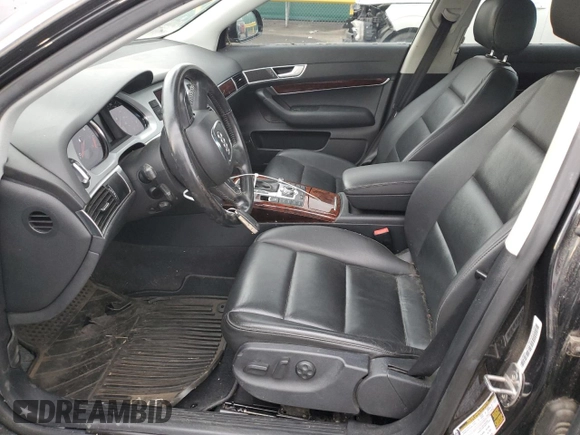 2010 Audi A6 with VIN WAUBVAFB9AN069697, listed as a Copart auction lot 52449595 with 97,110 mi miles and Salvage title. Bid and sale history available at DreamBid. Image 7.