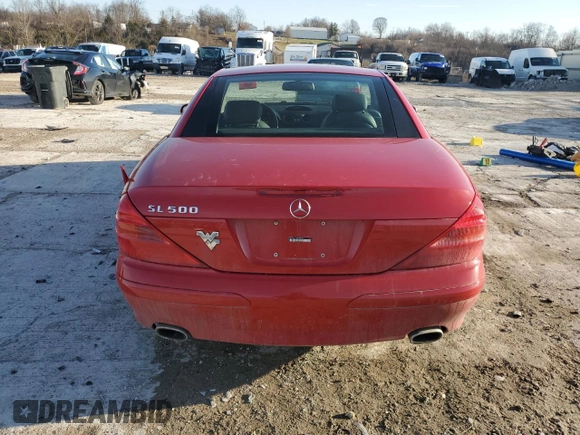 2005 Mercedes-Benz SL 500 z VIN WDBSK75F75F094745, wystawiony jako Copart lot #43600645 z przebiegiem Nie podano mil oraz Szkoda całkowita • Salvage title. Historia ofert i sprzedaży dostępna na DreamBid. Obrazek 6.