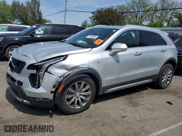 2019 Cadillac XT4 AWD Premium Luxury with VIN 1GYFZDR48KF194395, listed as a Copart auction lot 54148645 with 52,561 mi miles and Salvage Title. Bid and sale history available at carsss.com. Image 1.
