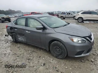 2019 Nissan Sentra SV with VIN 3N1AB7AP3KY386296, listed as a Copart auction lot 47259345 with 68,690 mi miles and Salvage Title. Bid and sale history available at DreamBid. Image 4.
