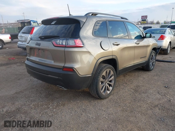 2021 Jeep Cherokee Latitude Lux with VIN 1C4PJMMX6MD182960, listed as a IAAI auction lot 41236861 with 49,679 mi miles and . Bid and sale history available at carsss.com. Image 4.