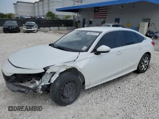 2022 Honda Civic LX z VIN 2HGFE2F20NH545832, wystawiony jako Copart lot #52022575 z przebiegiem 41 414 mil mil oraz Szkoda całkowita • Salvage title. Historia ofert i sprzedaży dostępna na DreamBid. Obrazek 1.