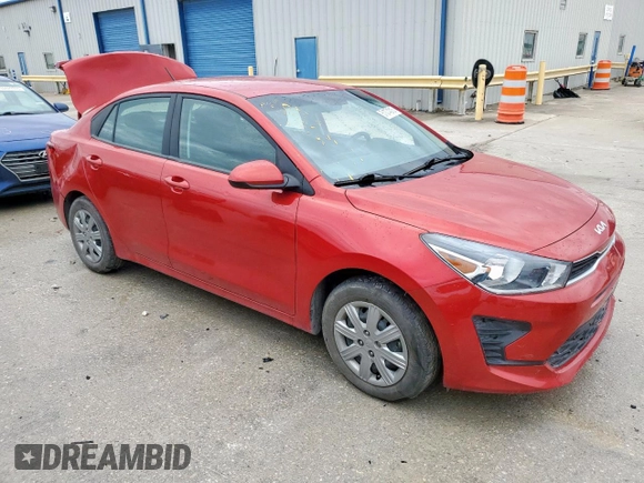 2023 Kia Rio S with VIN 3KPA24ADXPE578339, listed as a Copart auction lot 51074315 with 0 mi miles and Salvage Title. Bid and sale history available at carsss.com. Image 4.