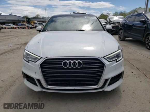 2017 Audi A3 Sedan Premium Plus with VIN WAUGUGFF2H1025363, listed as a Copart auction lot 48606583 with 80,103 mi miles and Salvage Title. Bid and sale history available at carsss.com. Image 5.