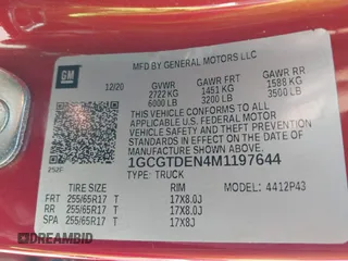 2021 Chevrolet Colorado 4WD Z71 с VIN 1GCGTDEN4M1197644, выставлен на аукционе IAAI как лот 42206486 с пробегом 38 107 миль миль и . История ставок и продаж доступна на DreamBid. Изображение 9.