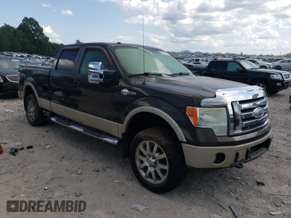 2009 Ford F-150 XL with VIN 1FTPW14V89KC50712, listed as a Copart auction lot 65264565 with Not provided miles and Clean title. Bid and sale history available at DreamBid. Image 4.