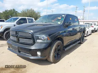 2016 Ram 1500 Sport with VIN 1C6RR6MT9GS383284, listed as a IAAI auction lot 41537068 with Not Provided miles. Bid and sale history available at carsss.com. Image 2.