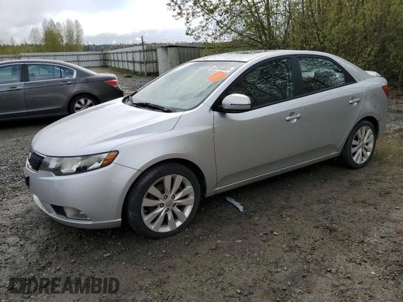2011 Kia Forte SX with VIN KNAFW4A39B5358161, listed as a Copart auction lot 52564085 with 148,677 mi miles and Clean Title. Bid and sale history available at carsss.com. Image 1.