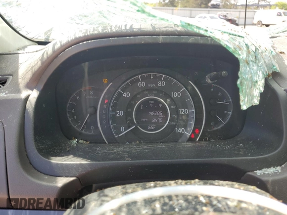 2013 Honda CR-V EX-L with VIN 5J6RM3H78DL022759, listed as a Copart auction lot 52386935 with 146,286 mi miles and Salvage Title. Bid and sale history available at DreamBid. Image 9.