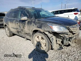 2015 Chevrolet Traverse LTZ with VIN 1GNKVJKD0FJ138972, listed as a Copart auction lot 47435975 with 96,169 mi miles and Salvage Title. Bid and sale history available at DreamBid. Image 4.