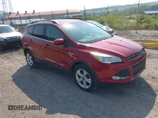 2014 Ford Escape SE z VIN 1FMCU9GX9EUC56559, wystawiony jako IAAI lot #42386594 z przebiegiem 98 722 mil mil oraz . Historia ofert i sprzedaży dostępna na DreamBid. Obrazek 1.