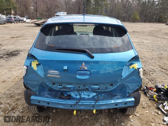 2024 Mitsubishi Mirage ES z VIN ML32AUHJ6RH000242, wystawiony jako Copart lot #52795295 z przebiegiem 8 978 mil mil oraz Szkoda całkowita • Salvage title. Historia ofert i sprzedaży dostępna na DreamBid. Obrazek 6.