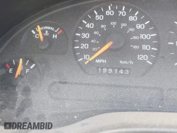 1996 Ford Mustang with VIN 1FALP4044TF223135, listed as a IAAI auction lot 41390359 with 199,143 mi miles. Bid and sale history available at carsss.com. Image 7.