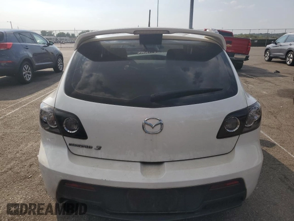 2008 Mazda 3 Mazdaspeed3 Sport with VIN JM1BK34M581156445, listed as a Copart auction lot 69097294 with Not provided miles and Salvage title. Bid and sale history available at DreamBid. Image 6.