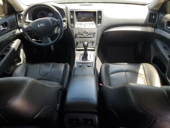2013 Infiniti G37 Journey with VIN JN1CV6AP8DM722931, listed as a Copart auction lot 57911775 with 104,910 mi miles and Salvage title. Bid and sale history available at DreamBid. Image 8.