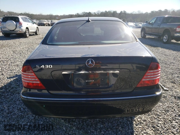 2002 Mercedes-Benz S-Class 4.3L with VIN WDBNG70J92A269984, listed as a Copart auction lot 46418465 with 0 mi miles and Salvage Title. Bid and sale history available at carsss.com. Image 6.