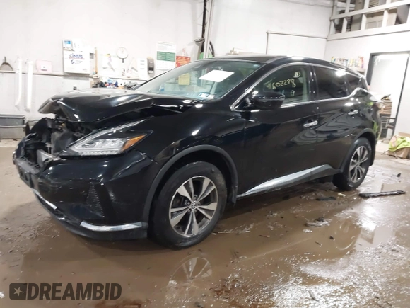 2020 Nissan Murano S with VIN 5N1AZ2AS4LN126645, listed as a IAAI auction lot 41602278 with 67,520 mi miles and . Bid and sale history available at DreamBid. Image 17.