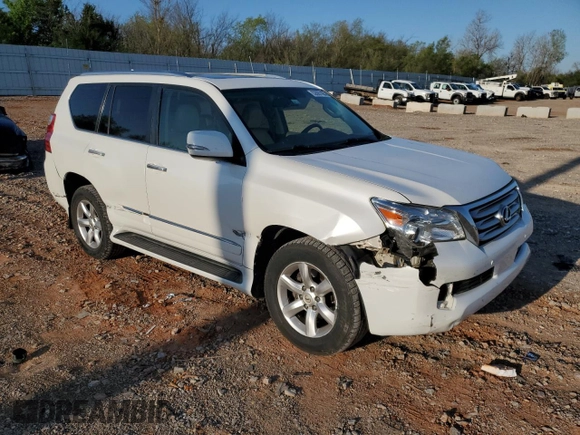 2011 Lexus GX 460 Premium with VIN JTJJM7FX2B5027421, listed as a Copart auction lot 52097425 with 210,362 mi miles and Salvage title. Bid and sale history available at DreamBid. Image 4.