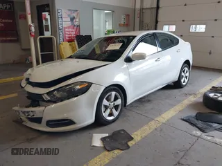 2015 Dodge Dart SXT with VIN 1C3CDFBB9FD319423, listed as a IAAI auction lot 41870324 with 124,857 mi miles. Bid and sale history available at carsss.com. Image 2.
