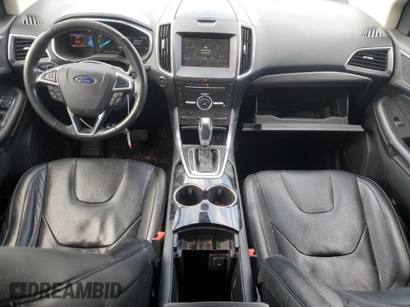 2015 Ford Edge Titanium with VIN 2FMPK4K9XFBB57470, listed as a Copart auction lot 53966505 with 82,407 mi miles and Salvage Title. Bid and sale history available at carsss.com. Image 8.